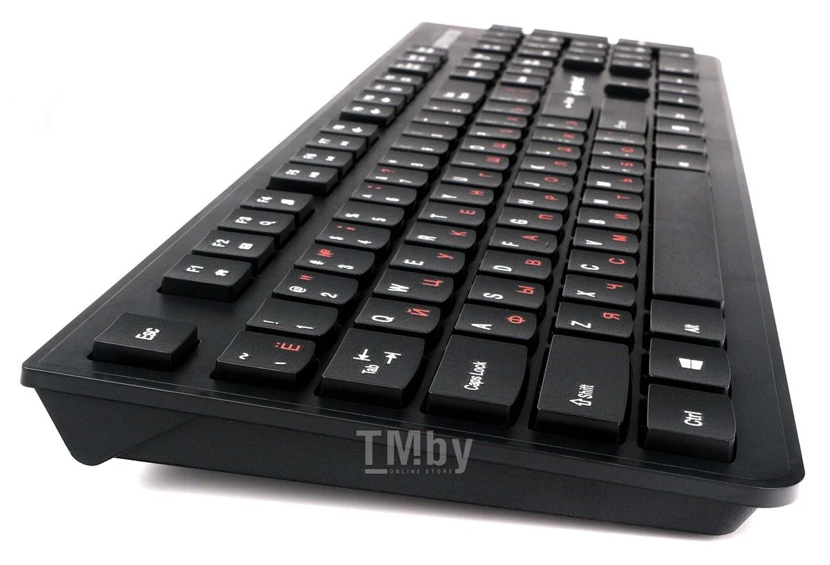Комплект клавиатура+мышь Gembird KBS-9050 проводной, USB, 1000 DPI, чёрный