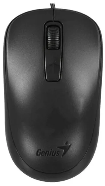 Комплект клавиатура+мышь Genius KM-100SE проводной, USB, 1200 DPI, чёрный