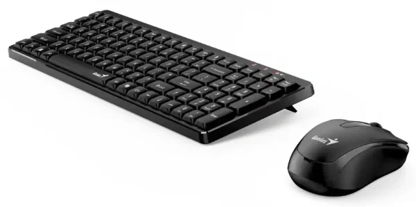Комплект клавиатура+мышь Genius Luxemate Q8100 беспроводной, USB, 1200 DPI, чёрный