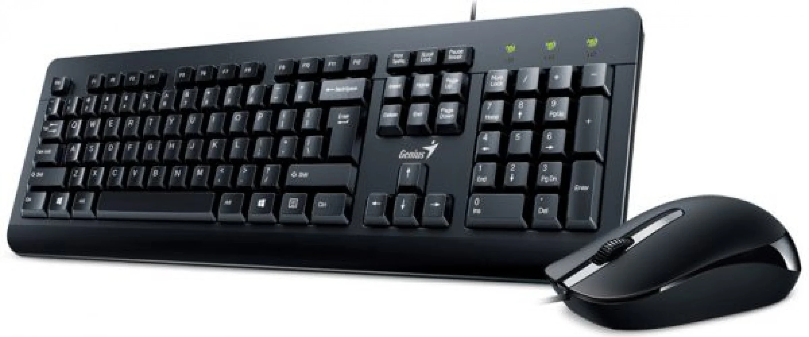 Комплект клавиатура+мышь Genius Scorpion KM-GX3 проводной, USB, 2400 DPI, черный