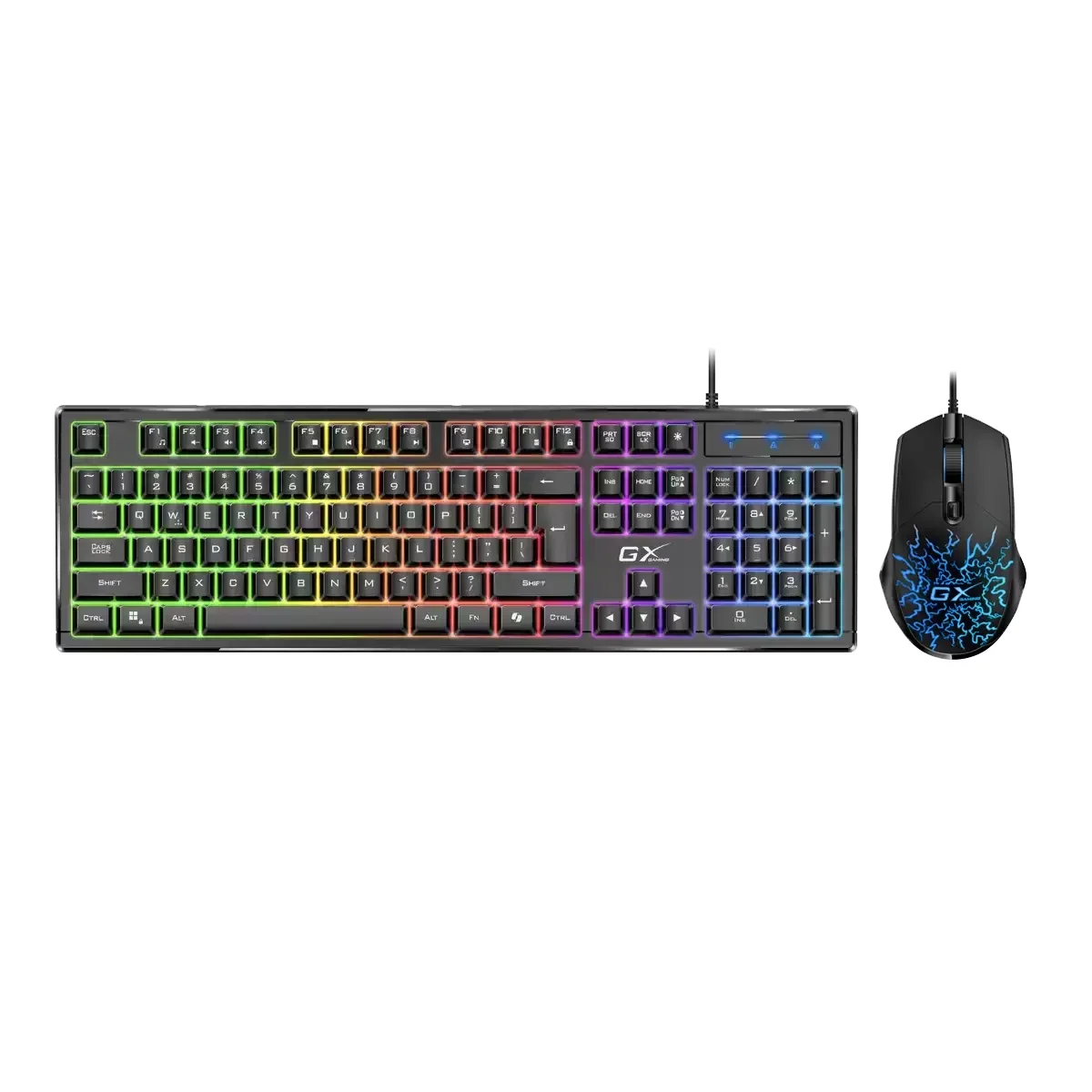 Комплект клавиатура+мышь Genius Scorpion KM-GX6 проводной, USB, 3200 DPI, черный