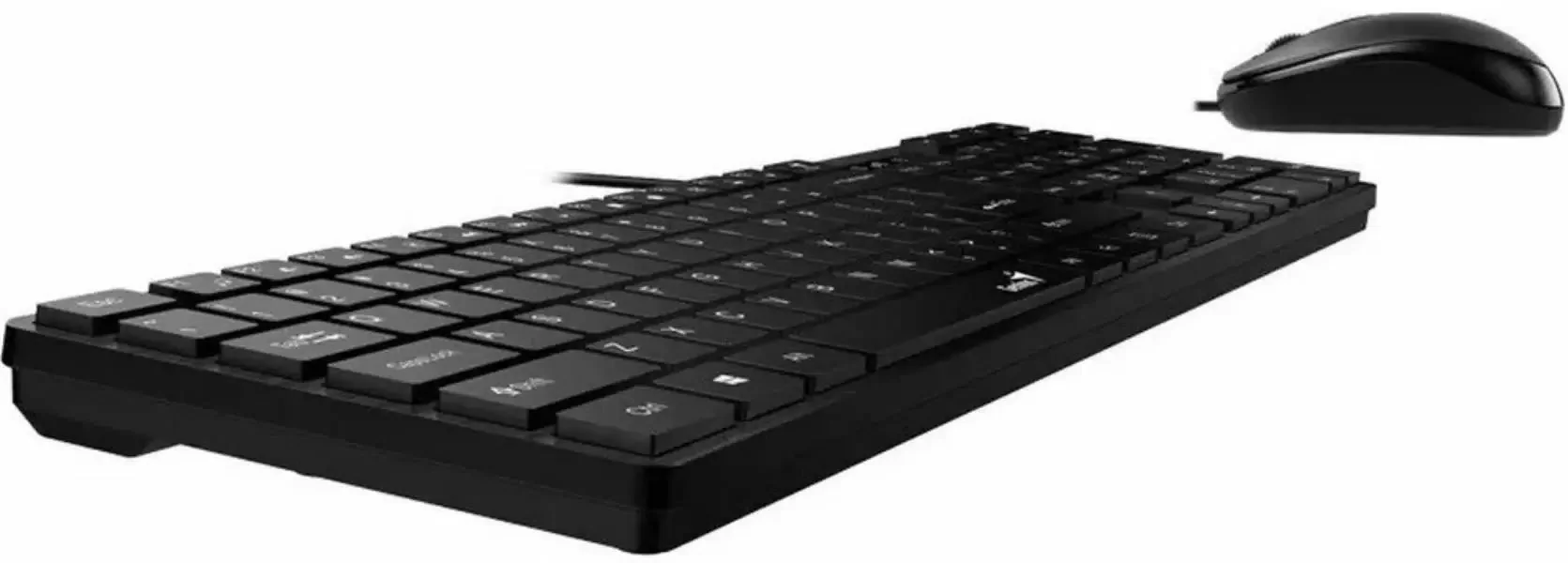 Комплект клавиатура+мышь Genius SlimStar C126 проводной, USB, 1000 DPI, чёрный