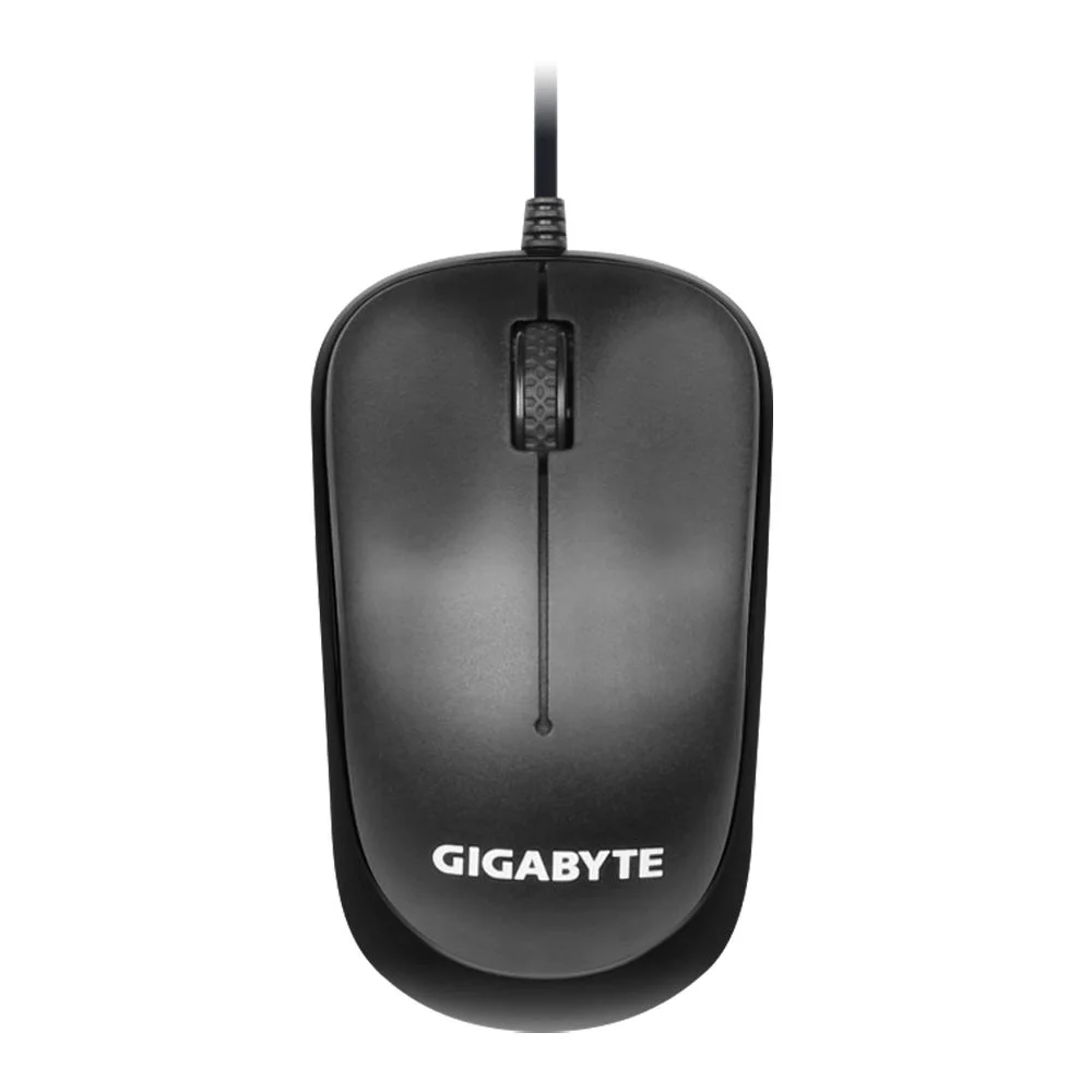 Комплект клавиатура+мышь Gigabyte GK-KM6300 проводной, USB, 1000 DPI, чёрный