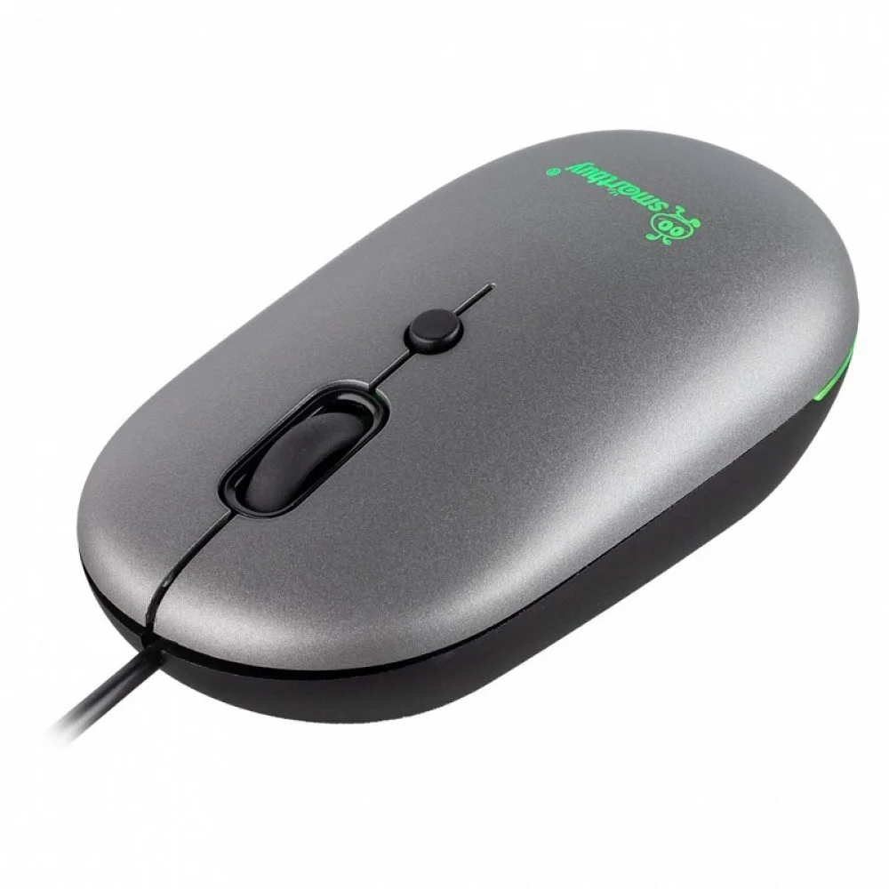 Мышь проводная SMARTBUY (SBM328G) 328 серый металлик