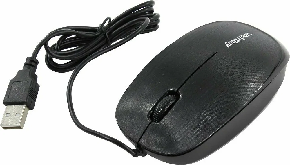 Мышь проводная Smartbuy ONE 214-K черная SBM-214-K
