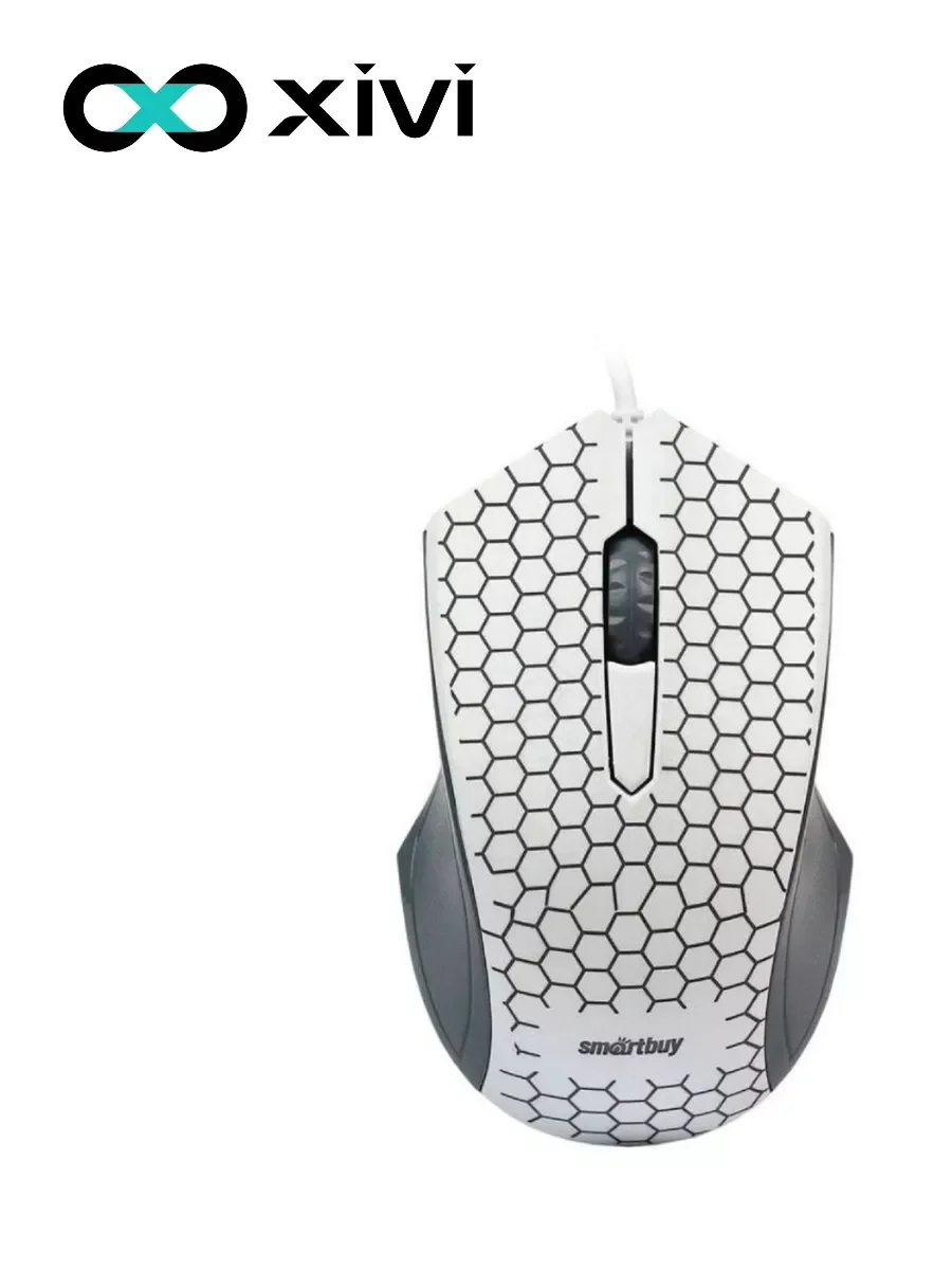 Мышь проводная Smartbuy ONE 334 белая SBM-334-W