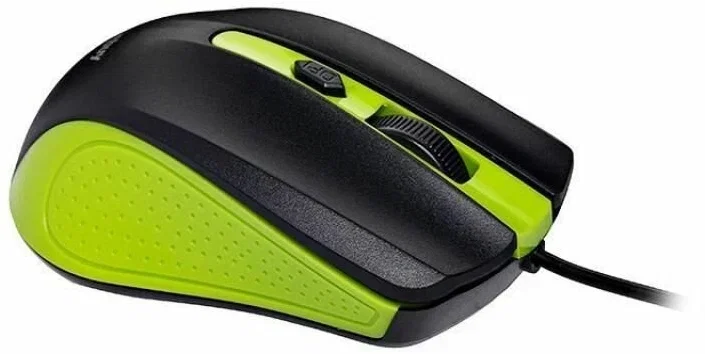 Мышь проводная Smartbuy ONE 352 зелено-черная SBM-352-GK