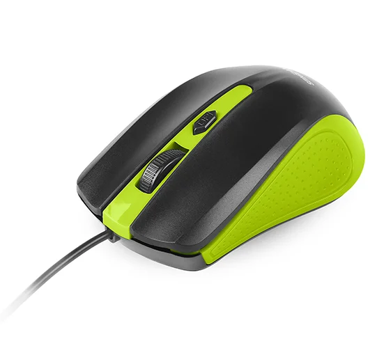 Мышь проводная Smartbuy ONE 352 зелено-черная SBM-352-GK