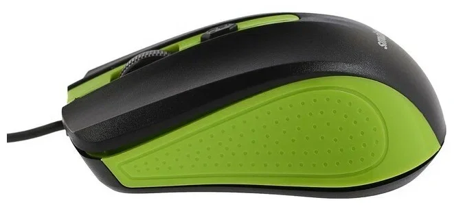 Мышь проводная Smartbuy ONE 352 зелено-черная SBM-352-GK