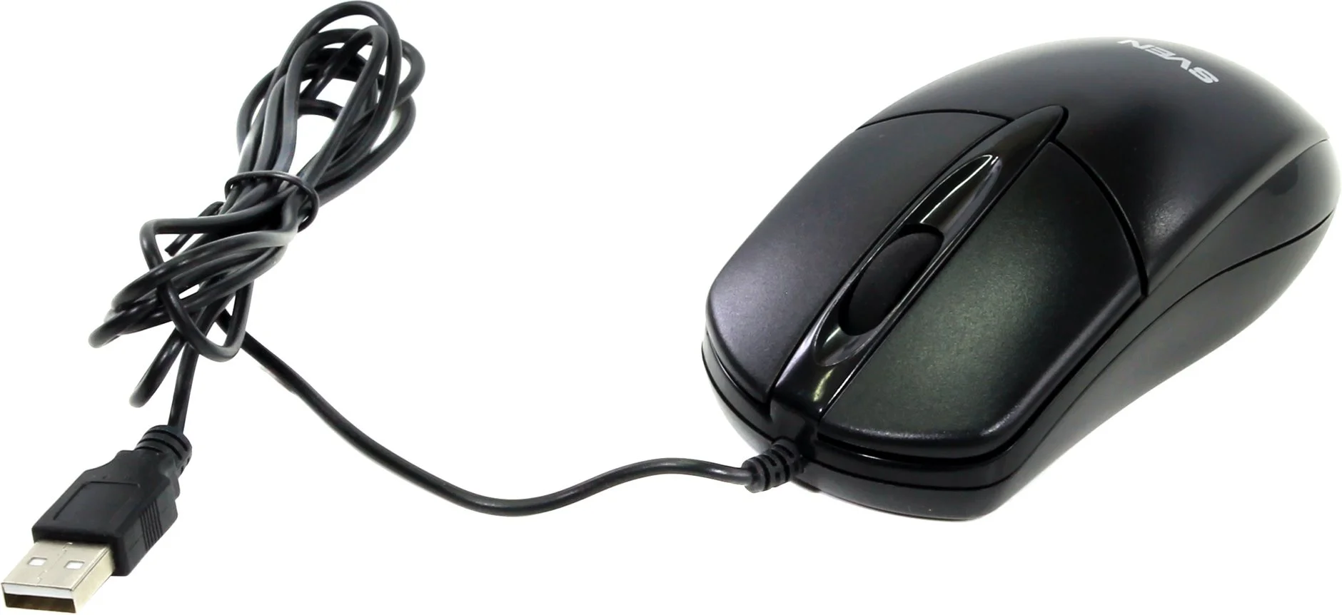 Мышь проводная SVEN RX-112 черный, 800 dpi, USB, кнопки - 3