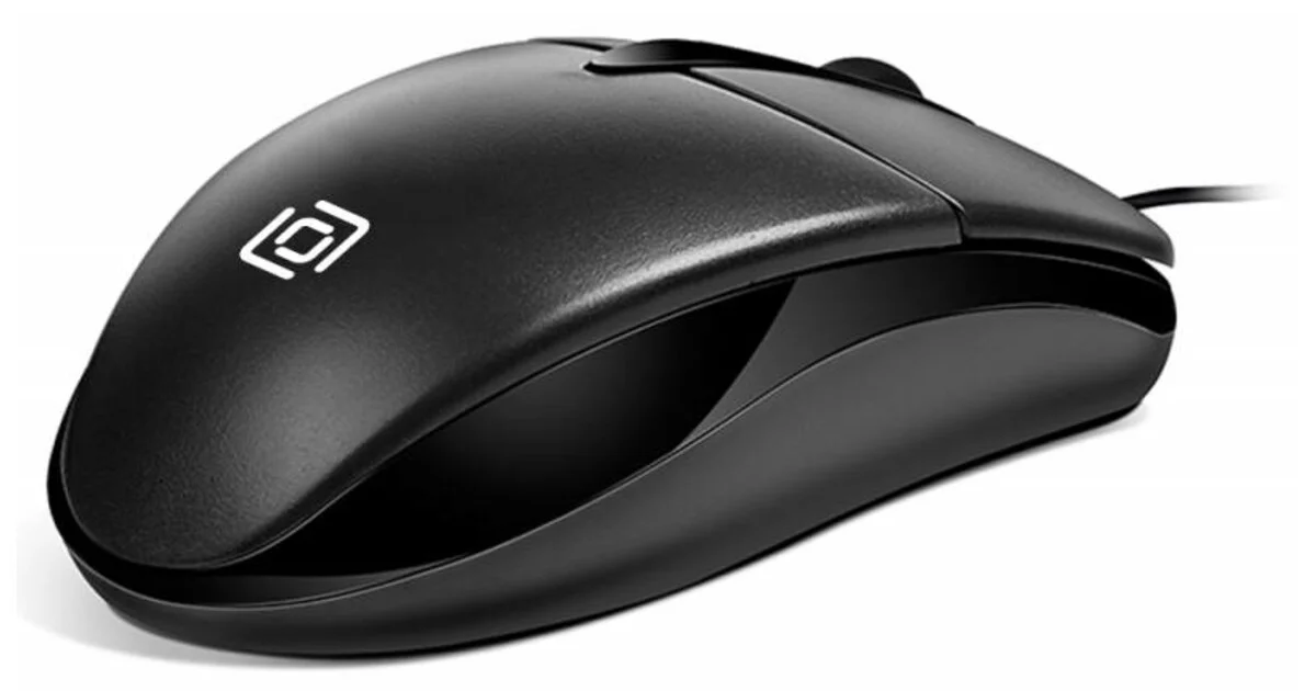 Мышь проводная SVEN RX-112 черный, 800 dpi, USB, кнопки - 3