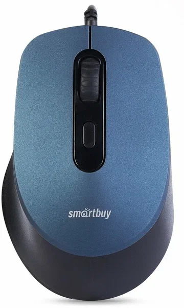Мышь проводная беззвучная Smartbuy ONE 265-B синяя / 40 SBM-265-B