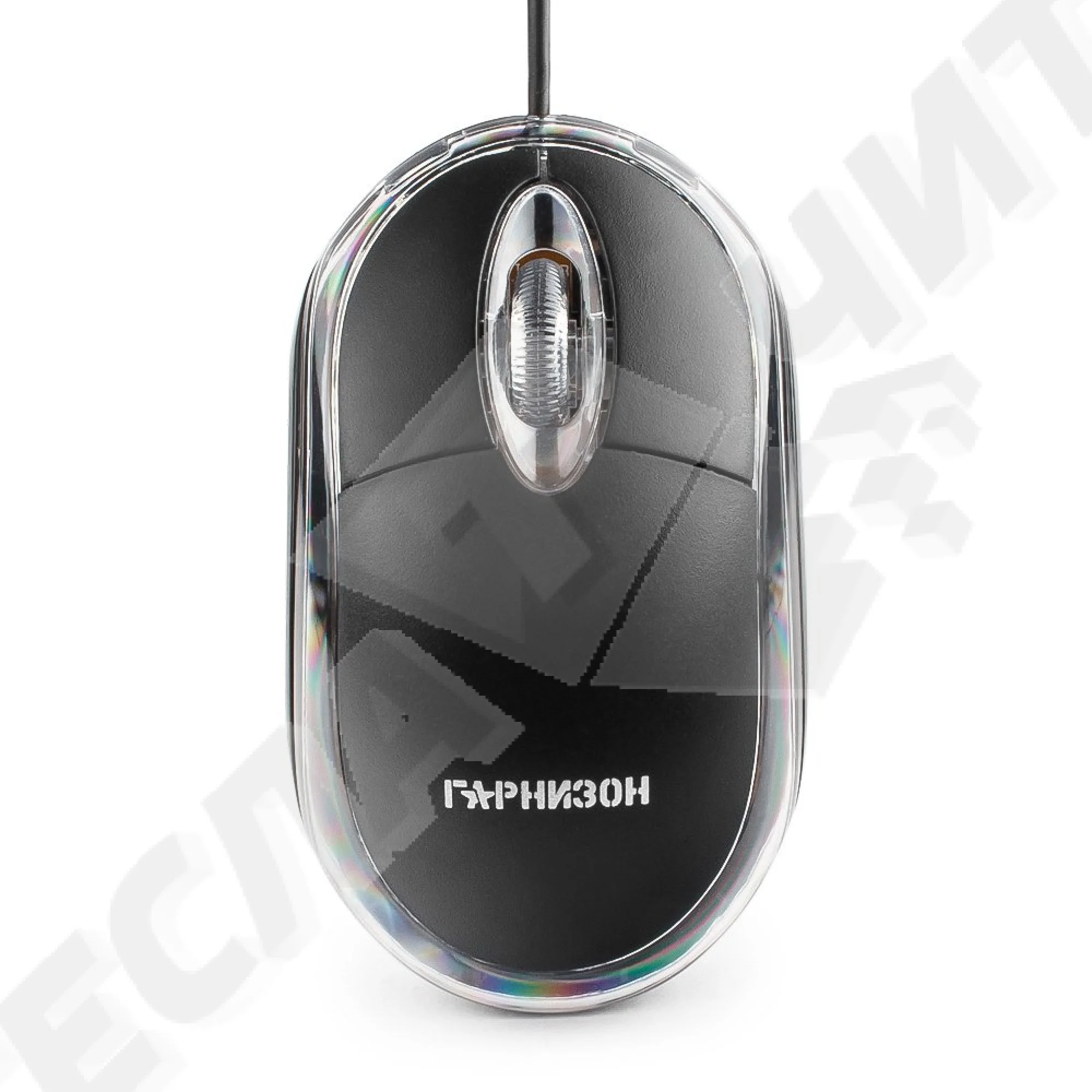 Мышь проводная Гарнизон GM-100 черный, 1000 dpi, USB, кнопки - 3