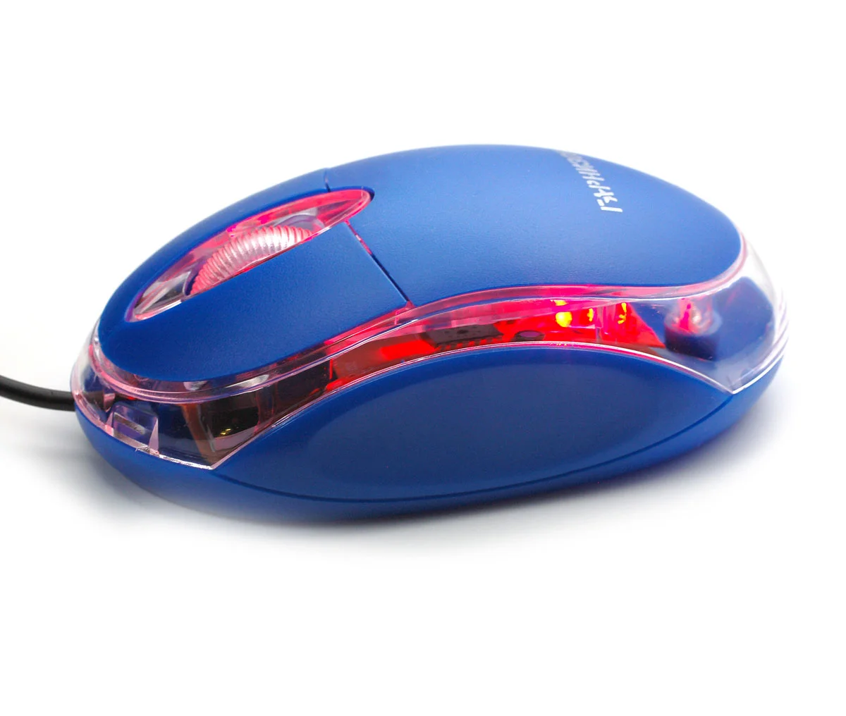 Мышь проводная Гарнизон GM-100B синий, 1000 dpi, USB, кнопки - 3