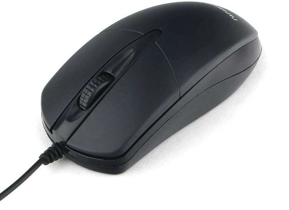 Мышь проводная Гарнизон GM-220XL черный, 1000 dpi, USB, кнопки - 3