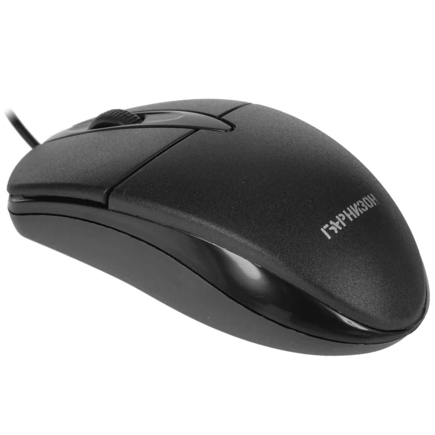 Мышь проводная Гарнизон GM-220XL черный, 1000 dpi, USB, кнопки - 3
