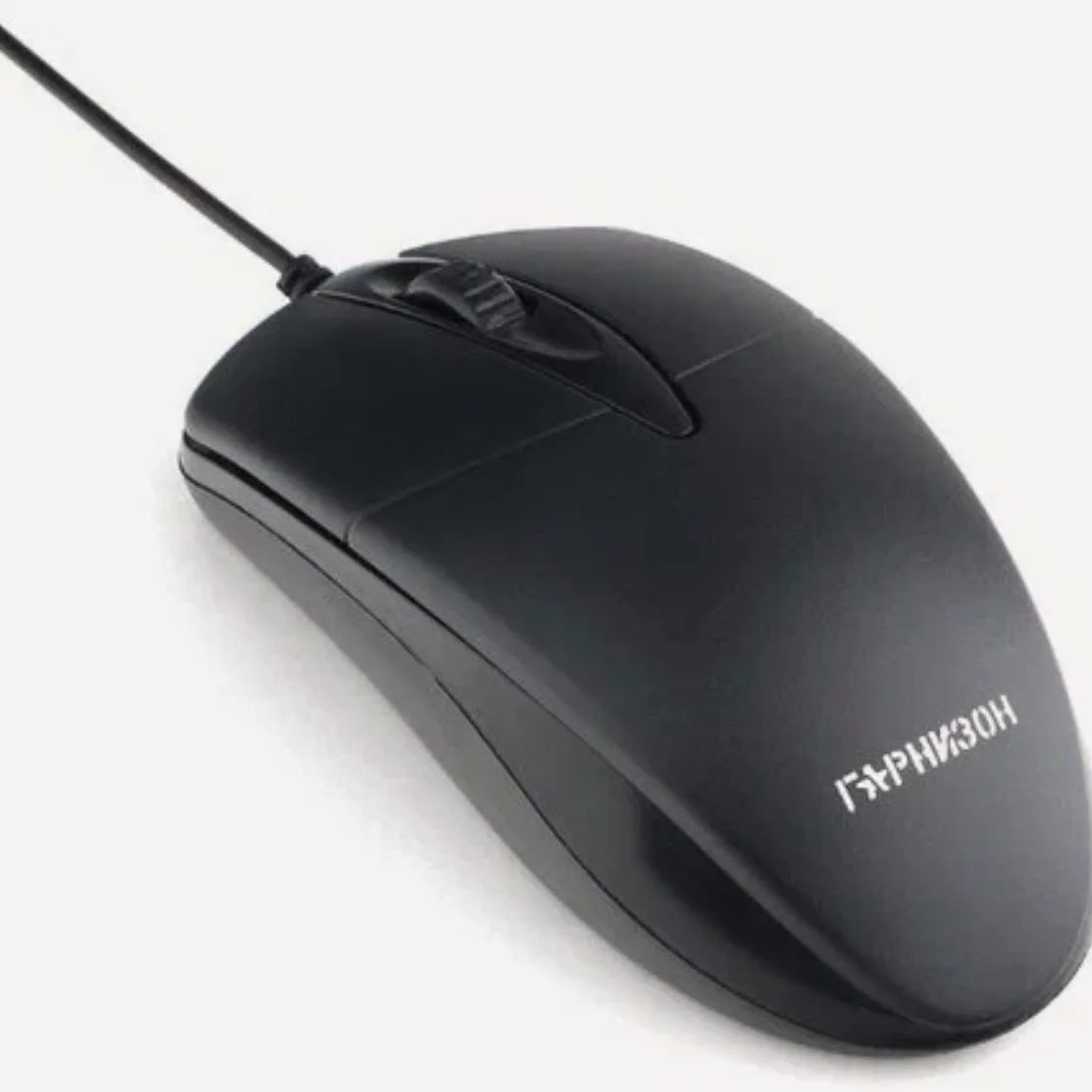 Мышь проводная Гарнизон GM-220XL черный, 1000 dpi, USB, кнопки - 3