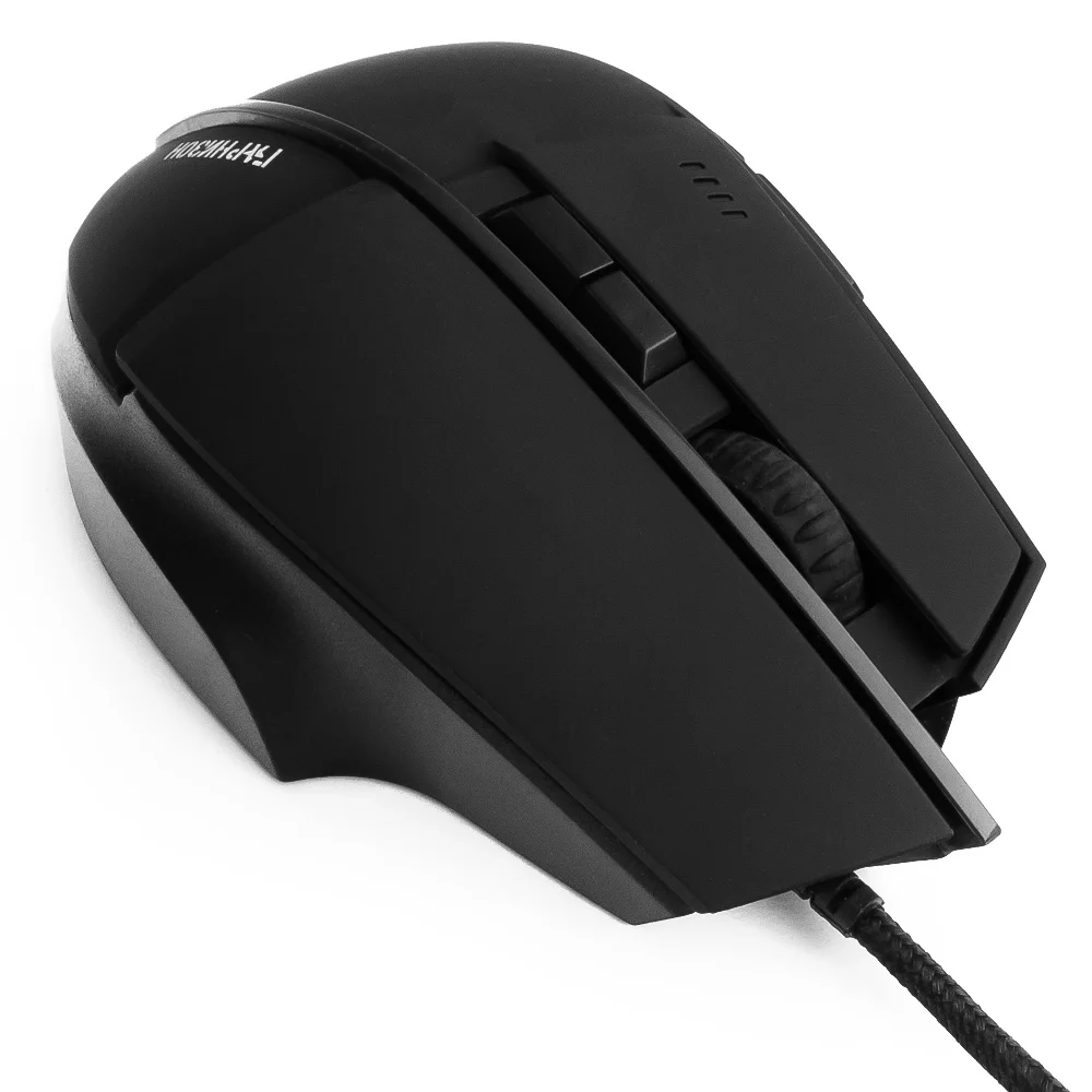 Мышь проводная Гарнизон GM-740G черный, 3200 dpi, USB, кнопки - 7
