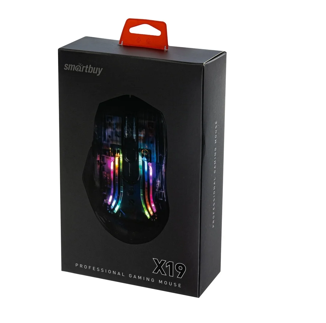 Мышь проводная игровая Smartbuy (SBM-749G-G) RUSH X19 серый