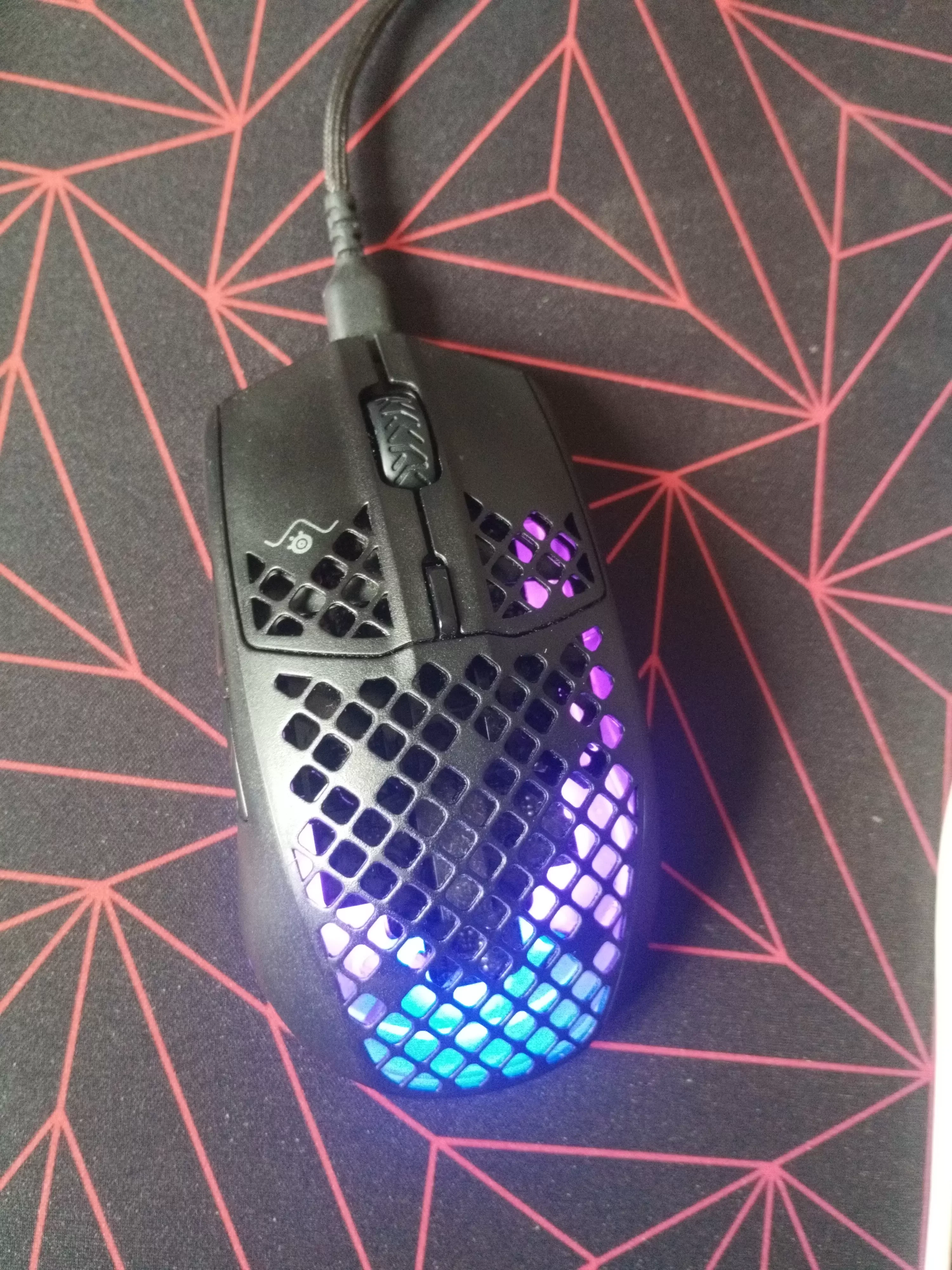 Мышь проводная игровая SteelSeries Aerox 3 черный (62599)