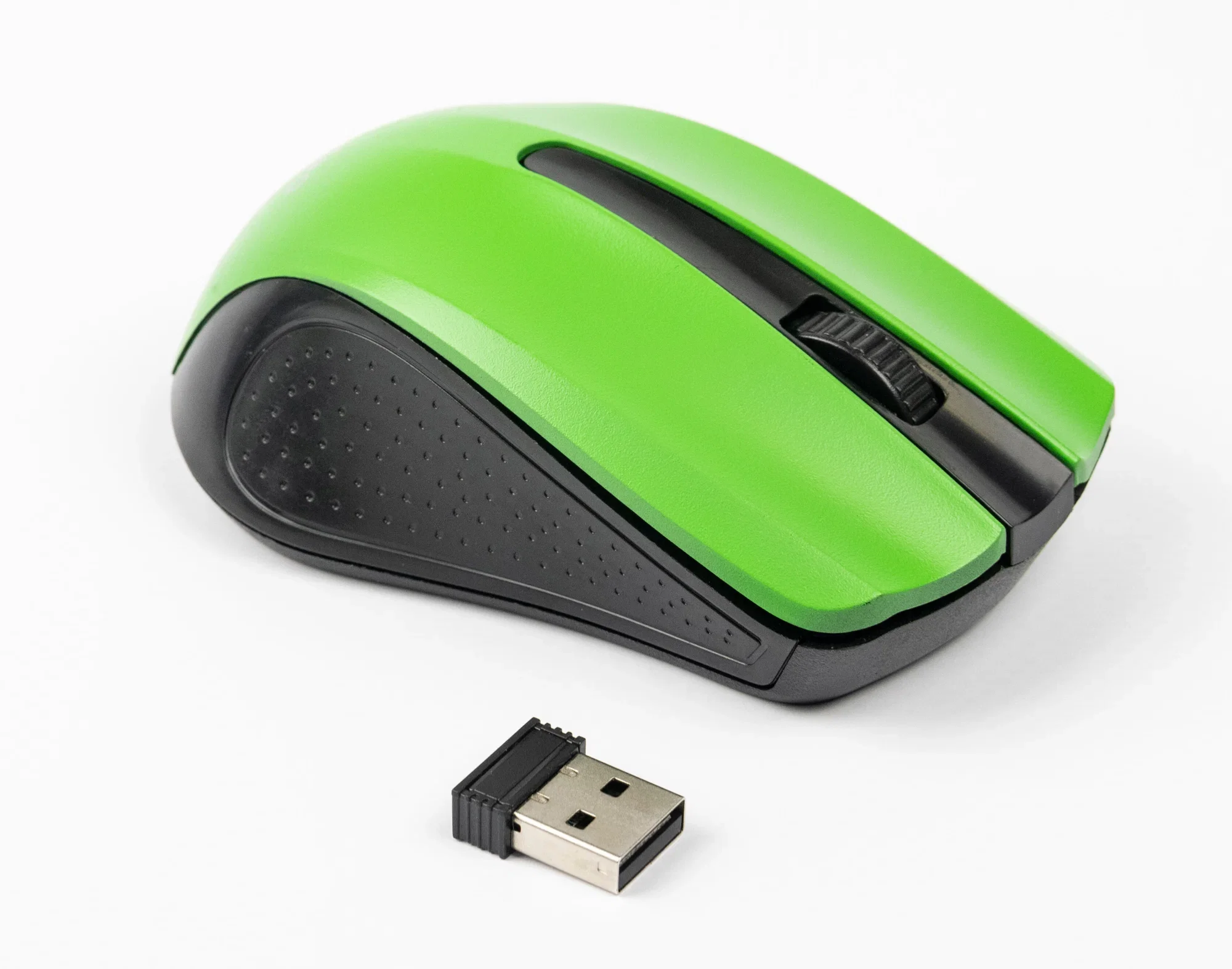Мышь проводная оптическая Perfeo "RAINBOW", 3 кн, USB, 1,8 м, черный/зеленый PF_3442