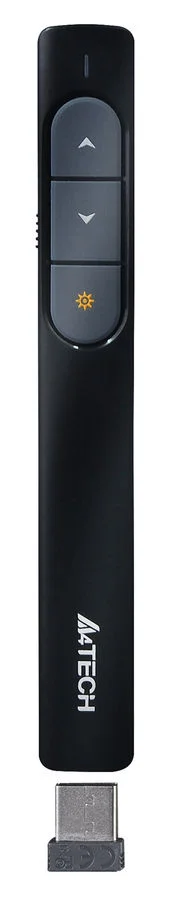Презентер беспроводной A4Tech LP15 черный, радиоканал, USB, кнопки - 3