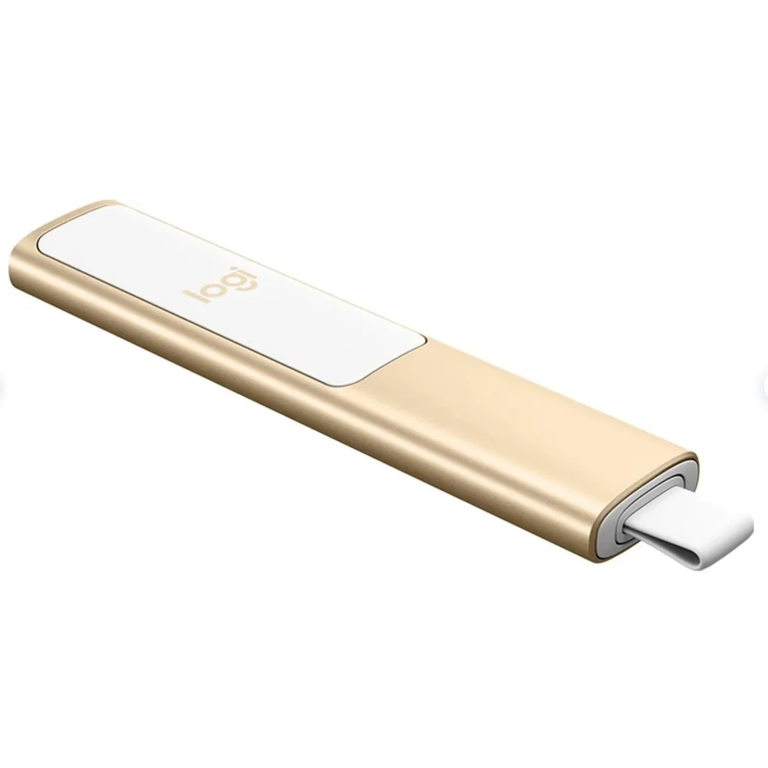 Презентер беспроводной Logitech Spotlight золотистый, радиоканал, USB, кнопки - 3