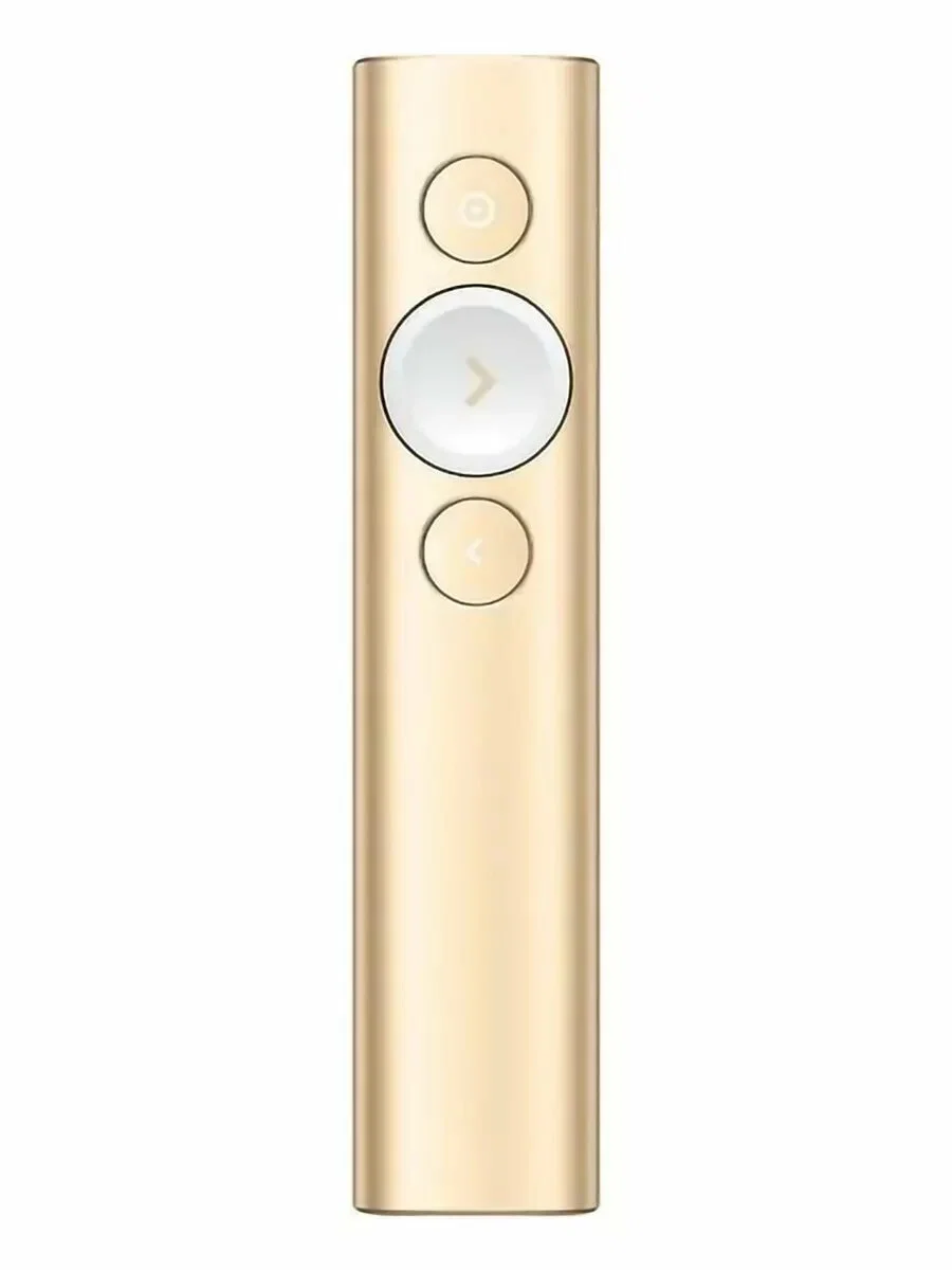 Презентер беспроводной Logitech Spotlight золотистый, радиоканал, USB, кнопки - 3