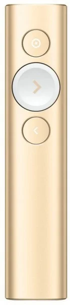 Презентер беспроводной Logitech Spotlight золотистый, радиоканал, USB, кнопки - 3