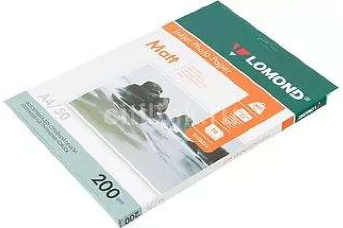 Фотобумага LOMOND Двусторонняя Матовая/Матовая A4/200/50л.