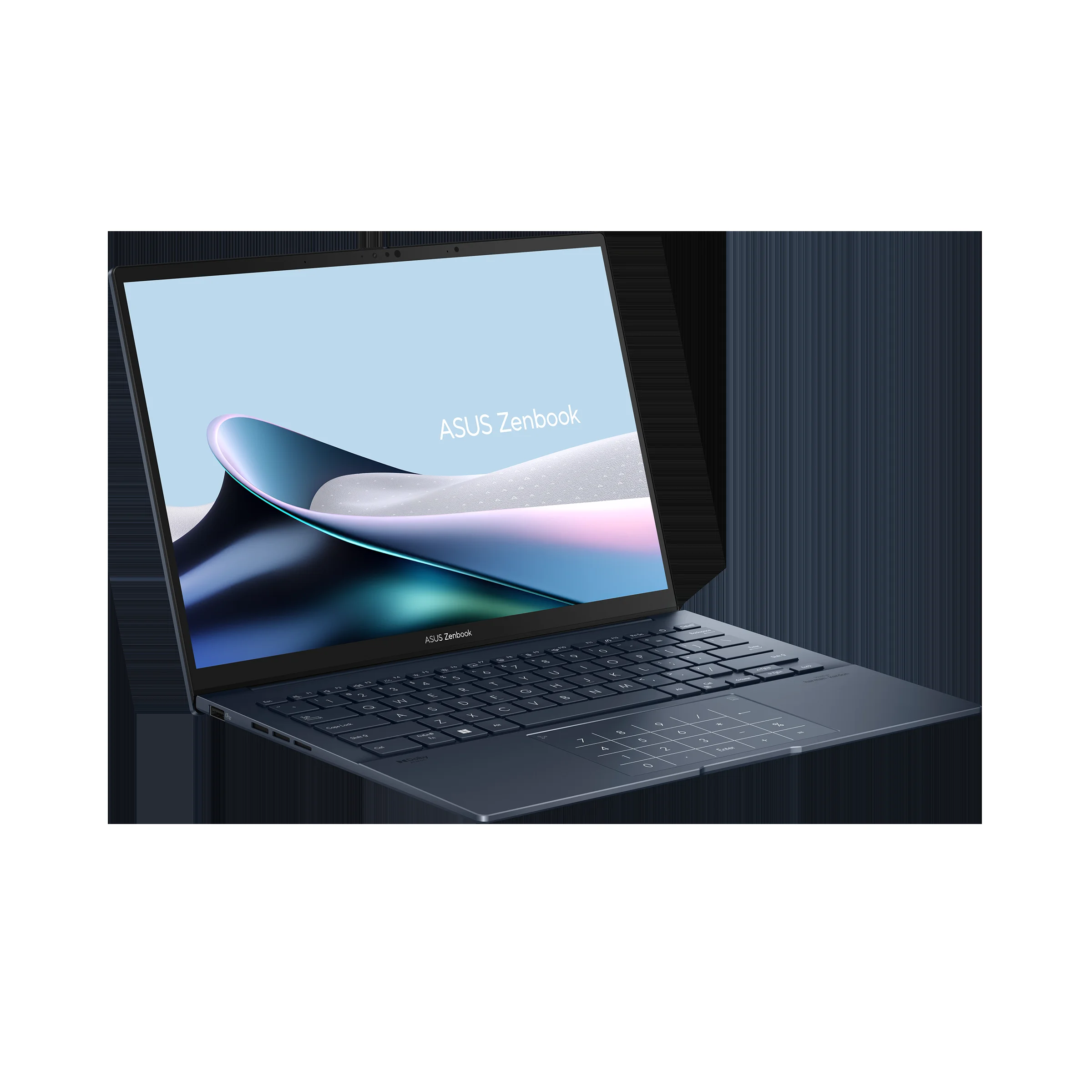 Ноутбук Asus Zenbook 14 UX3405CA-ST1336 Core Ultra 7 255H 16Gb SSD1Tb Intel Arc 140T 14" OLED 3K (2880x1800) без ОС blue WiFi BT Cam Bag (90NB14W1-M01