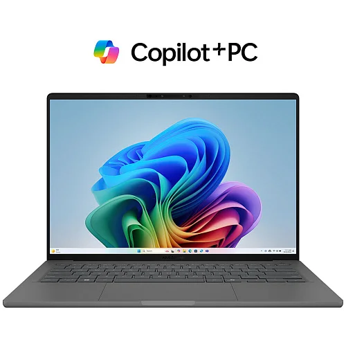 Ноутбук Asus Zenbook 14 UX3407RA-QD038W Snapdragon X Elite X1E-78-100 32Gb SSD1Tb Qualcomm Adreno 14" OLED WUXGA (1920x1200) Windows 11 Home grey WiFi
