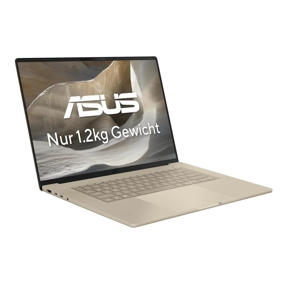 Ноутбук Asus Zenbook A16 UX3607OA-SQ020W Snapdragon X2 Elite Extreme 48Gb SSD1Tb Qualcomm Adreno 16" OLED 3K (2880x1800) Windows 11 Home beige WiFi BT