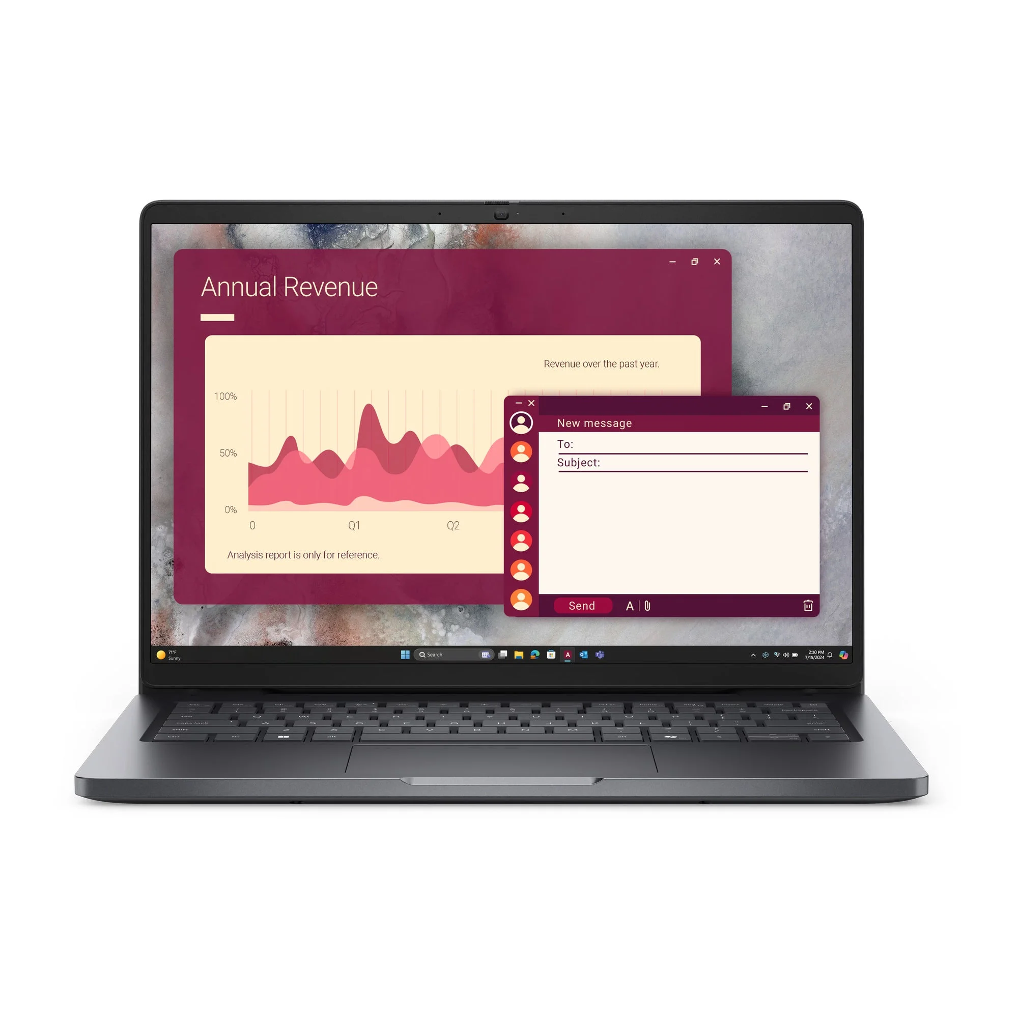 Ноутбук Dell Pro 14 Core Ultra 7 265U 32Gb SSD1Tb Intel Graphics 14" IPS FHD+ (1920x1200) Linux grey WiFi BT Cam (PRO14-7315)