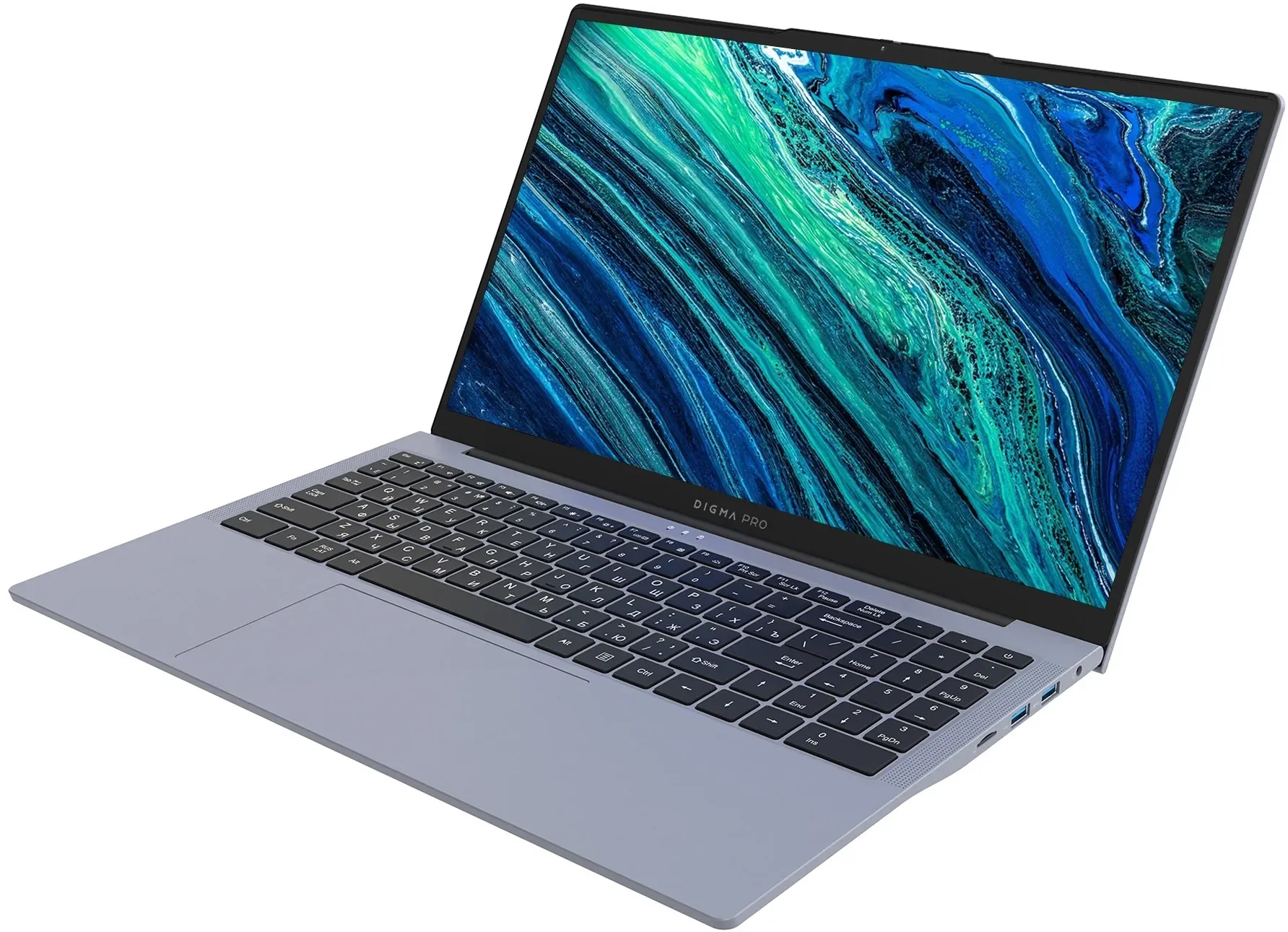 Ноутбук Digma Pro Cursus Ryzen 5 3500U 16Gb SSD512Gb AMD Radeon Vega 8 15.6" IPS FHD (1920x1080) Windows 11 Pro grey WiFi BT Cam 5500mAh (DN15R5-ADXW1