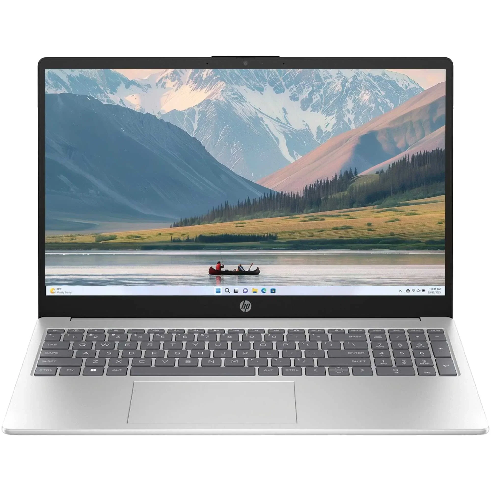 Ноутбук HP 15-fd0127dx Core 7 150U 16Gb SSD512Gb Intel UHD Graphics 15.6" IPS Touch FHD (1920x1080) Windows 11 Home English silver WiFi BT Cam (B4HN8U