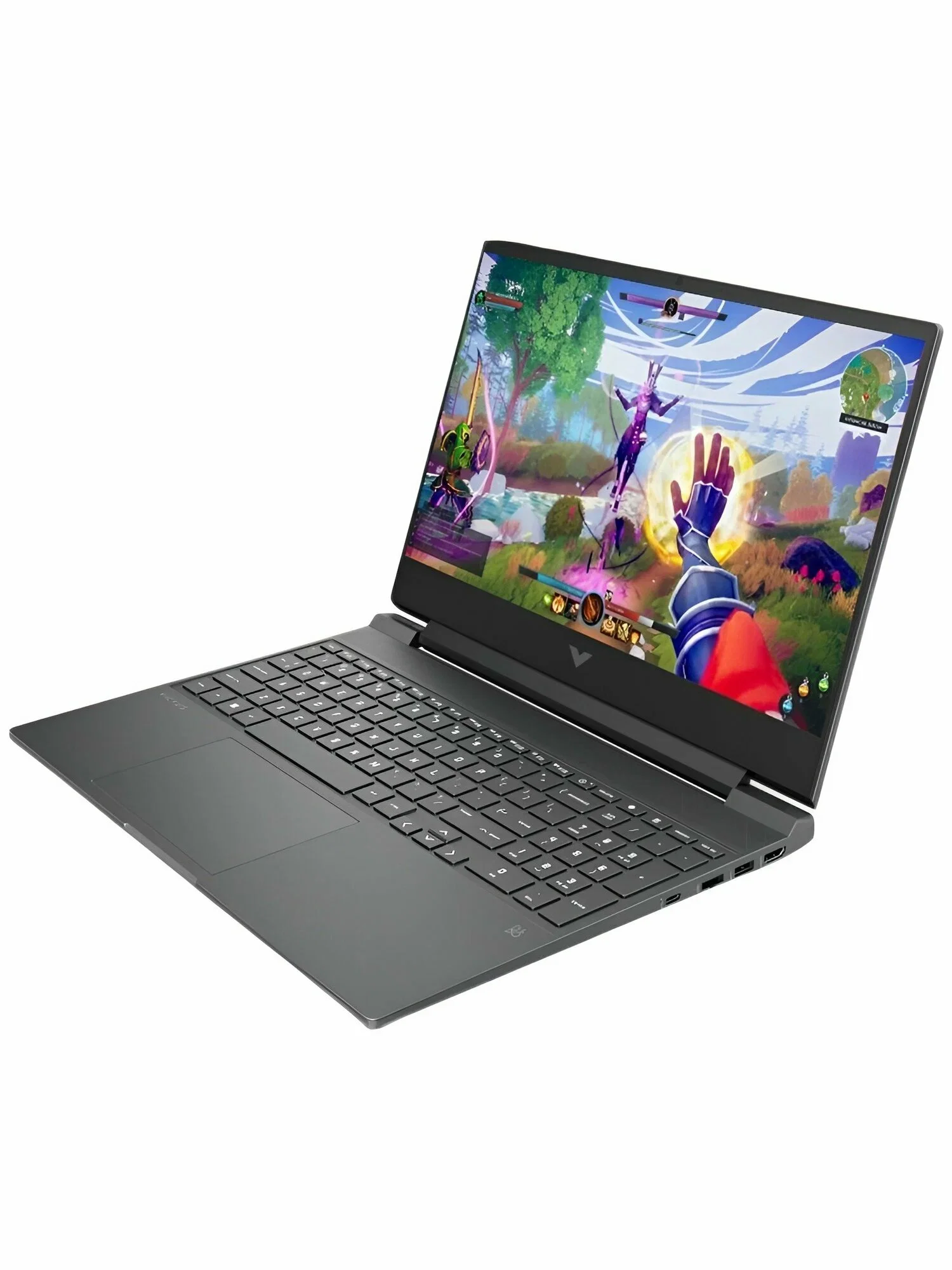 Ноутбук HP Victus 15-fa2309tx Core i7 13620H 24Gb SSD1Tb NVIDIA GeForce RTX5050 8Gb 15.6" IPS FHD (1920x1080) Windows 11 Home English silver WiFi BT C