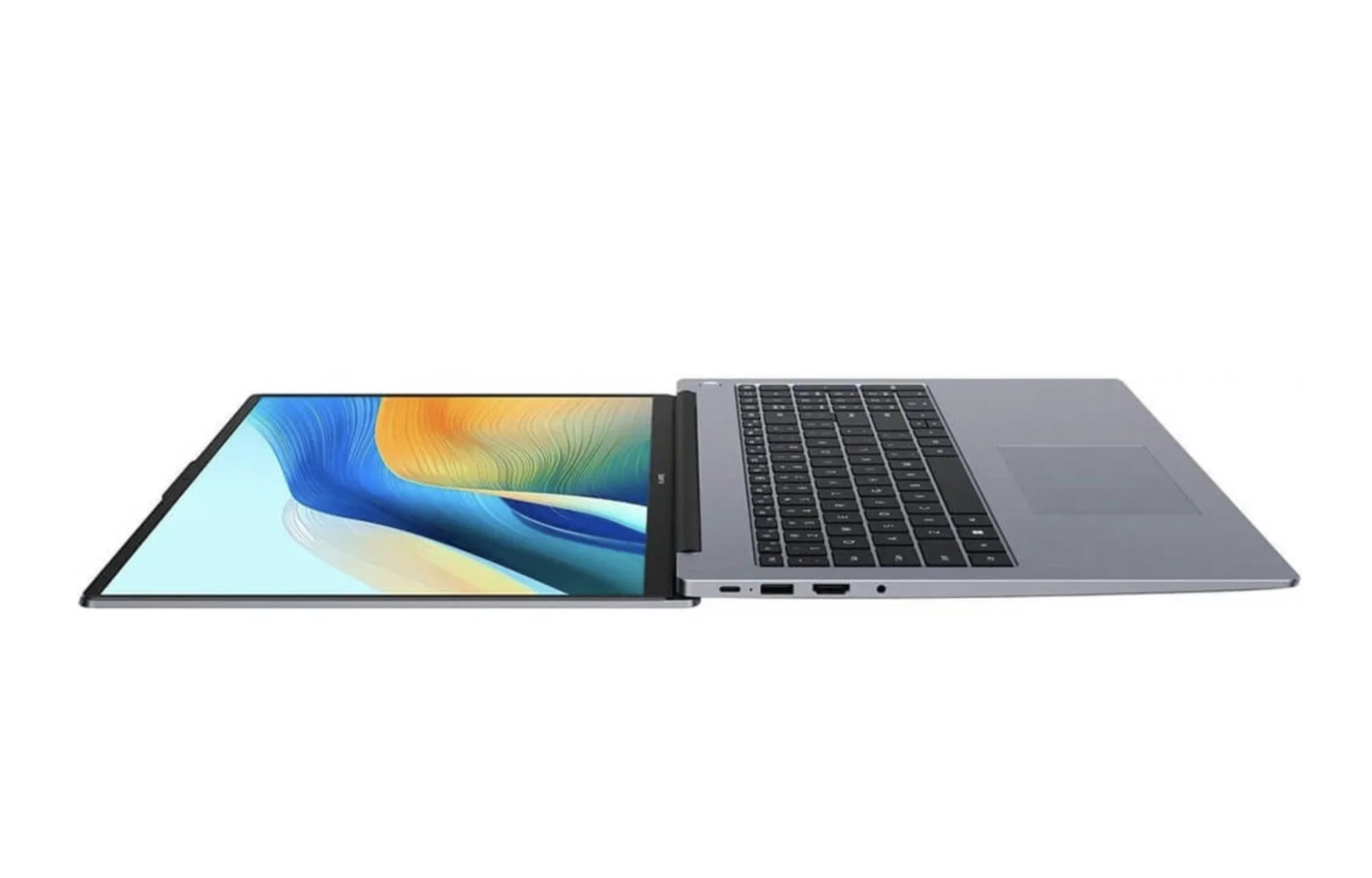 Ноутбук Huawei MateBook D 16 MCLG-X Core i7 13700K 16Gb SSD1Tb Intel UHD Graphics 770 16" IPS (1920x1200) без ОС grey space WiFi BT Cam (53014HYK)