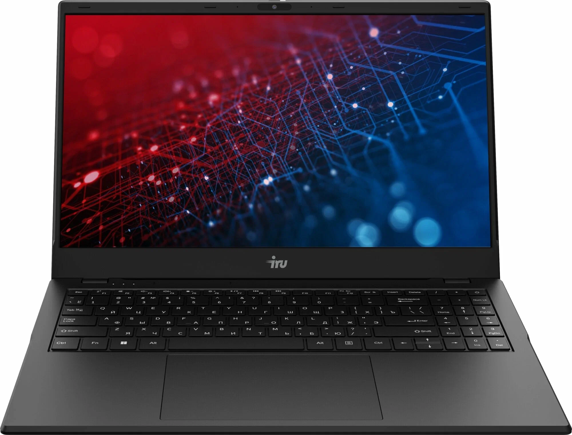 Ноутбук IRU Planio 15ING Celeron N4500 16Gb SSD512Gb Intel UHD Graphics 15.6" IPS FHD (1920x1080) Windows 11 Pro 64 black WiFi BT Cam 6000mAh (2140840