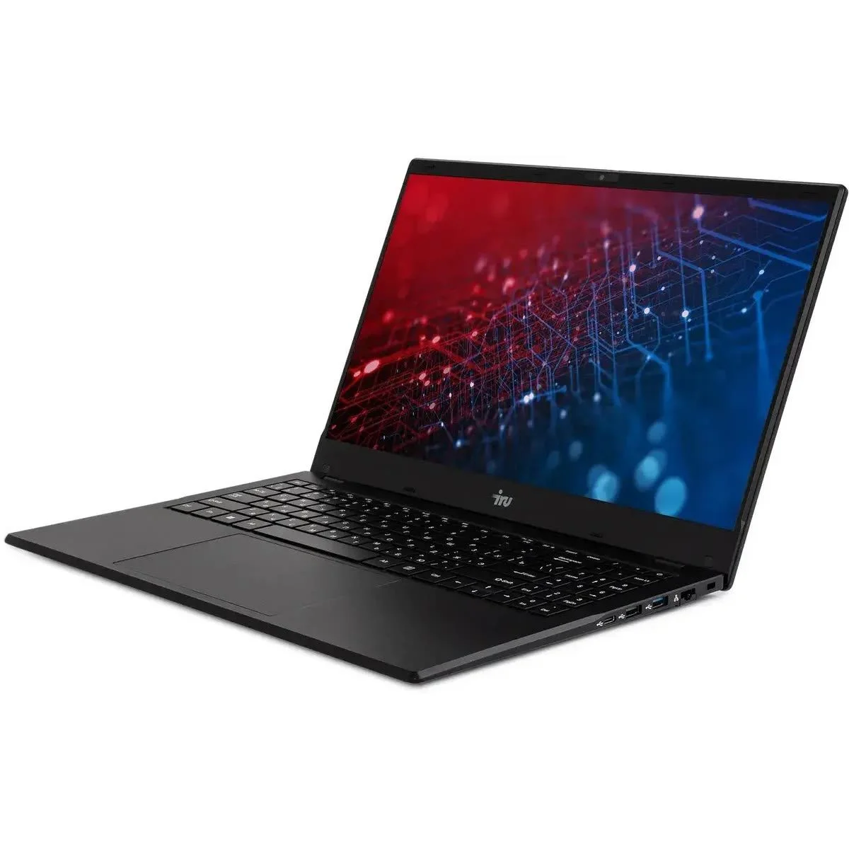 Ноутбук IRU Planio 15ING Celeron N4500 8Gb SSD512Gb Intel UHD Graphics 15.6" IPS FHD (1920x1080) Windows 11 Pro 64 black WiFi BT Cam 6000mAh (2140838)