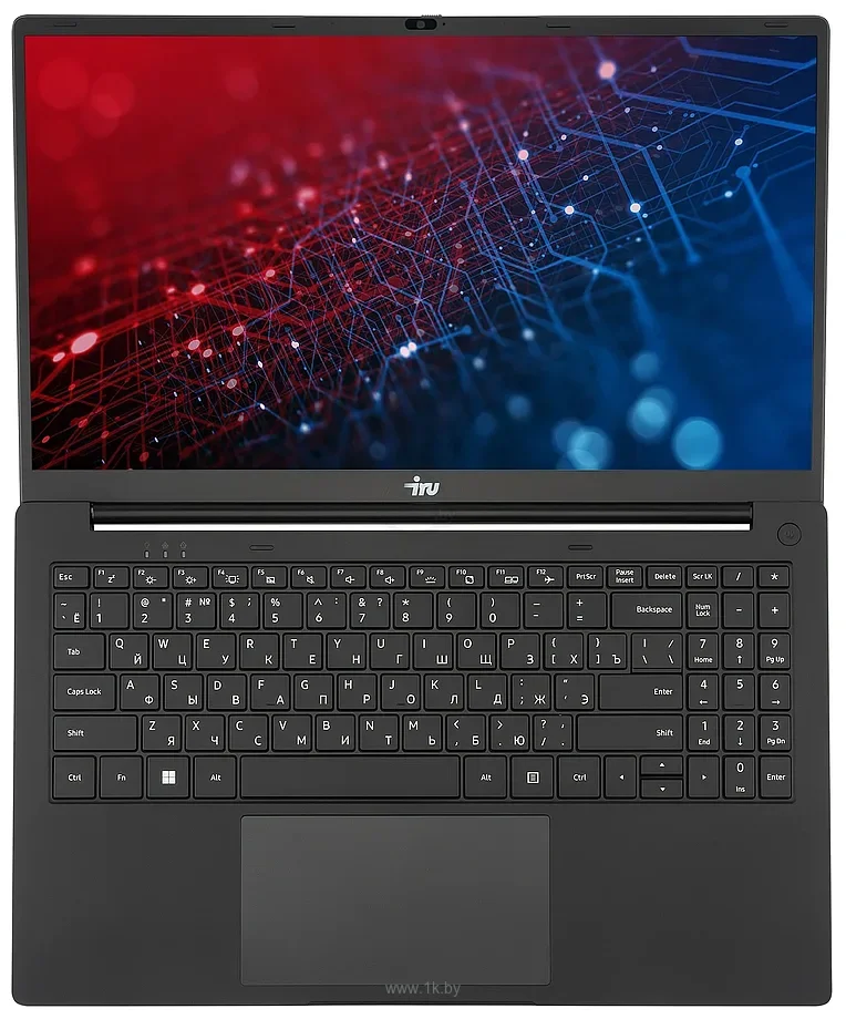 Ноутбук IRU Strato 15ALID4 Core i3 1315U 8Gb SSD256Gb Intel UHD Graphics 15.6" IPS FHD (1920x1080) Windows 11 Pro black WiFi BT Cam 6000mAh (2168020)