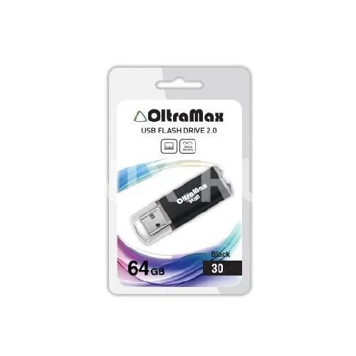 Флешка USB OltraMax 64Gb OM064Gb30-В черный