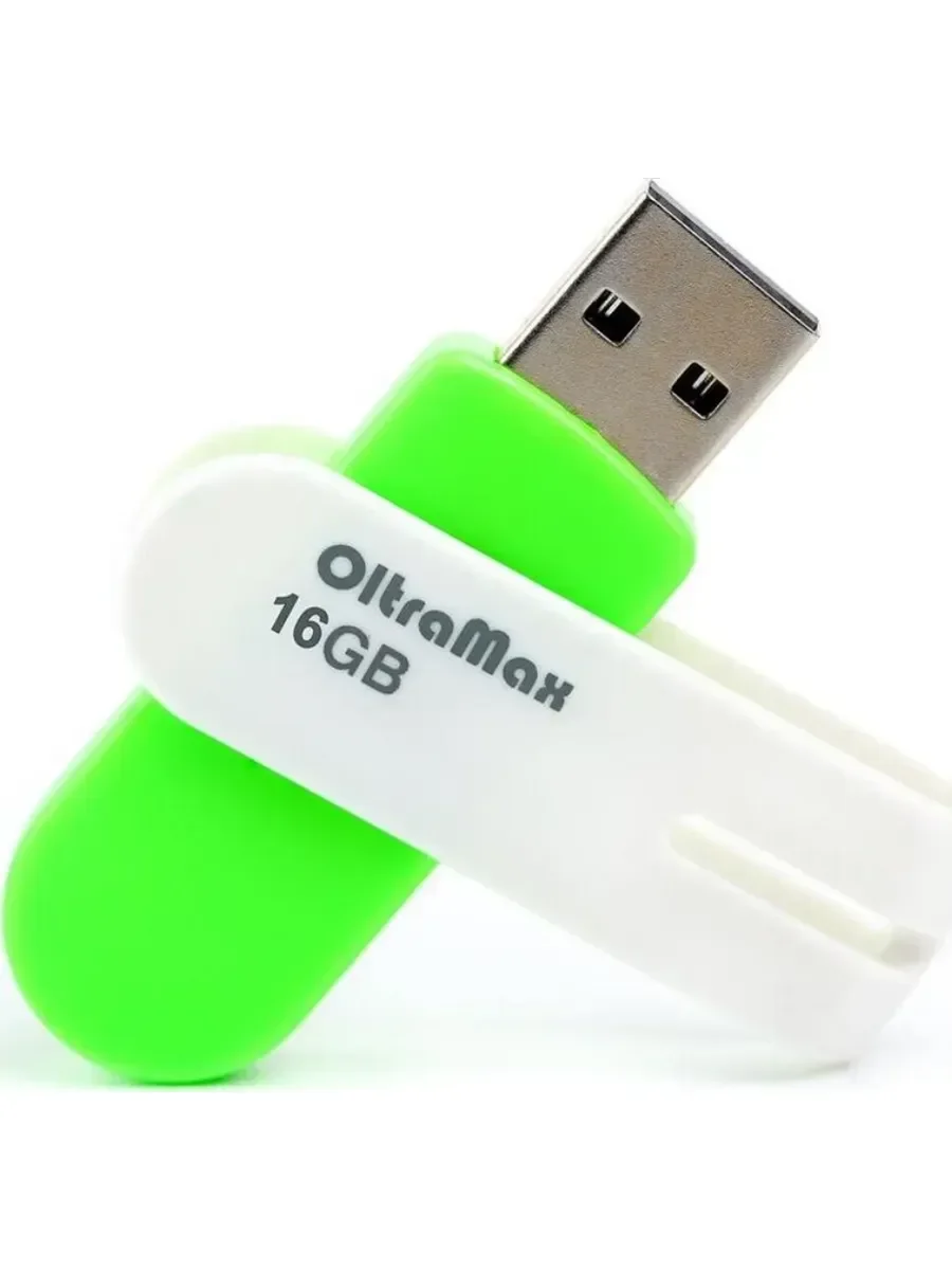 Флешка USB OltraMax OM-16Gb-220-зеленый