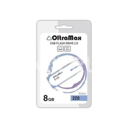 Флешка USB OltraMax OM-16Gb-220-фиолетовый