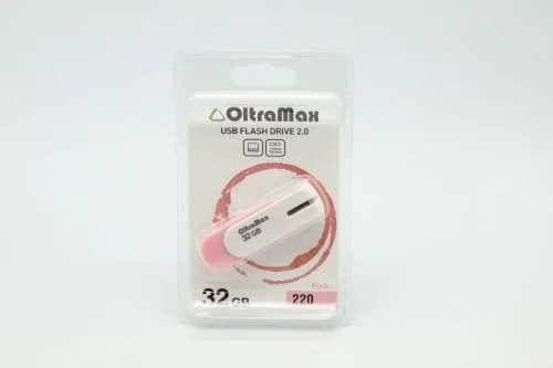 Флешка USB OltraMax OM-32Gb-220-розовый
