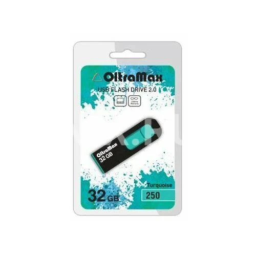 Флешка USB OltraMax OM-32Gb-250-бирюзовый