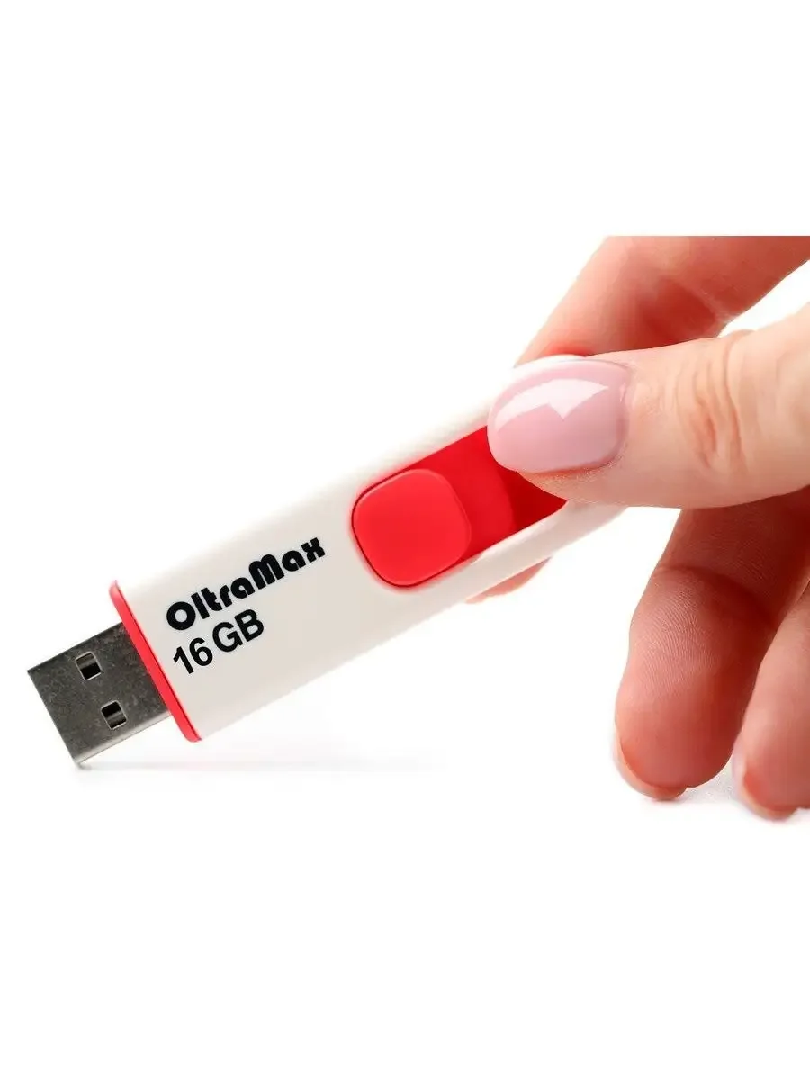 Флешка USB OltraMax OM-32Gb-250-красный