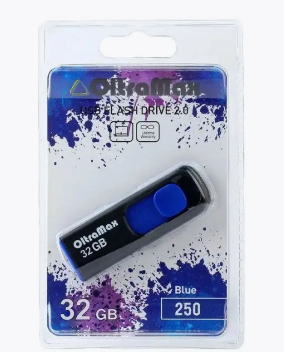 Флешка USB OltraMax OM-32Gb-250-синий