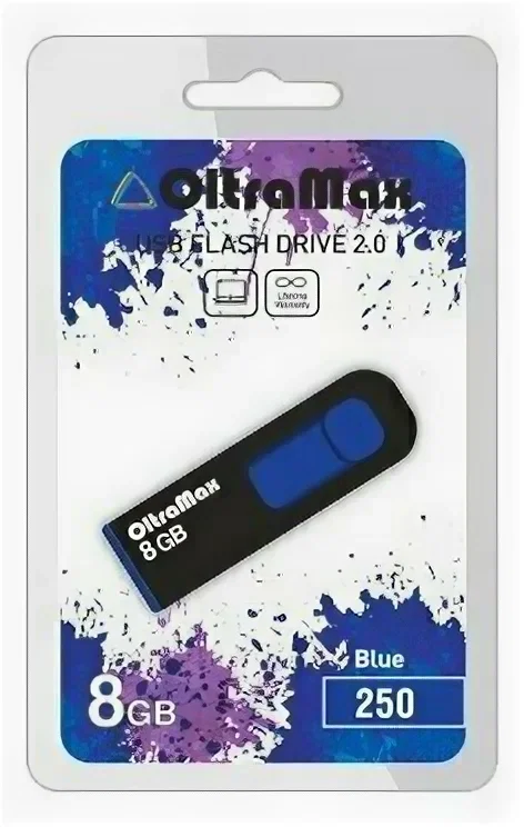 Флешка USB OltraMax OM-32Gb-250-синий