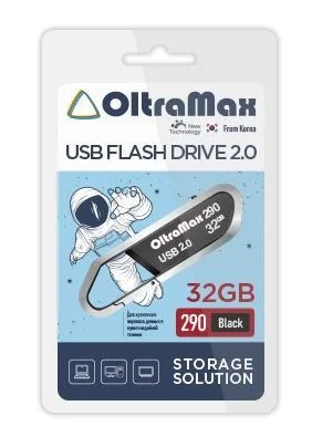 Флешка USB OltraMax OM-32Gb-290-черный